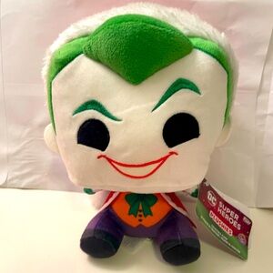 Funko DC comic Christmas Santa Hat Joker Plushie